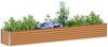 vidaXL Hochbeet Hellbraun 290 x 50 x 36 cm Verzinkter Stahl 42017345 Bild 3