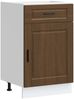 vidaXL Küchenunterschrank Porto Braun Eichen-Optik Holzwerkstoff 853964 Bild 2