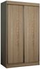 Kleiderschrank Toplo 25/100, mit Blauer LED Beleuchtung, Farbe: Sonoma Eiche Bild 2