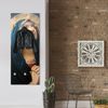 Queence Garderobe - "Holy Maria" Druck auf hochwertigem Arcylglas inkl. Edelstahlhaken und Aufhängung, Format: 50x120cm Bild 2