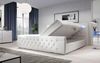 Boxspringbett Gloria mit LED und Stauraum 140x200 Weiß H2 (bis 70kg) Bild 2