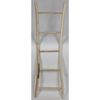 3x Holzleiter Teak Dekoration Handtuchhalter Garderobe Kleider Wand Haushalt Bild 1