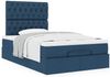 vidaXL Ottoman-Bett mit Matratze Blau 120x190 cm Stoff 3313229 Bild 4