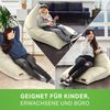 Green Bean® Sitzsack "Triangle" 150x100x100cm mit 220 Liter EPS-Perlen Füllung - Kuschelig Weich Waschbar - Beige Bild 2