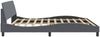 vidaXL Bettgestell "Dover" Dunkelgrau 200x200 cm Samt 373253 Bild 5