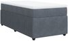 vidaXL Boxspringbett mit Matratze Dunkelgrau 90x190 cm Samt 3285609 Bild 2