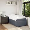 vidaXL Boxspringbett mit Matratze Dunkelgrau 90x190 cm Samt 3285609 Bild 3