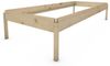 Stapelbett "Horst" 90 x 210 cm 44 cm Zirbe Holzbett Gästebett Massivholzbett Bild 3