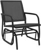 vidaXL 3-tlg. Garten-Lounge-Set Schaukel Schwarz Textilene und Stahl 3187943 Bild 5