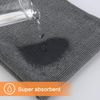 Mikrofasertücher 10er Set 30cm x 30cm Grau Saugstark & Umweltfreundlich Bild 4
