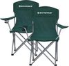 SONGMICS Klappstuhl-Set 2-tlg., Campingstühle mit Schwerlaststruktur, bis 150 kg belastbar, Dunkelgrün Bild 1
