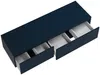 Vente-unique - ISAURE Waschbeckenmöbel Holz, Platte Blau - B 47 cm x H 32 cm x L 150 cm Bild 4