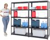 PROREGAL® Schwerlastregal MegaDeal Stabiles Steckregal STEEL EAGLE mit 5 Fachböden aus Stahl, 2-tlg, Kellerregal Lastenregal Garagenregal 130kg Fachlast Bild 3