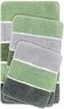 Homie Living Badematte Rio Marina, Höhe 30 mm, rutschhemmend beschichtet, schnell trocknend, fußbodenheizungsgeeignet, Polyester, rechteckig, flauschiger Badteppich, modern gestreift, waschbar, Badezimmerteppich Bild 4