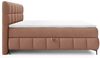 Boxspringbett Schlafzimmerbett SOPHIE 120x200cm Stoff Aragon Rostbraun Bild 2