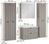 Badmöbel-Set Ruford Cashmere 5 Teile Vicco Bild 2