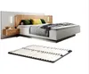 Vente-unique - FRANCOLI Bett Holz, Platte BeigeWeiß - B 218,2 cm x H 102 cm x L 264,4 cm Bild 4