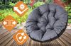Amazinggirl Sitzkissen Papasansessel Kissen 100 cm Sitzkissen Outdoor - Hängesessel Bild 3