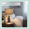 Relaxdays Tischlampe Samt & Leinen Bild 3