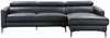 Vente-unique - Ecksofa - Büffelleder - Ecke Rechts - Schwarz - FLORENCE Bild 5