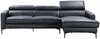 Vente-unique - Ecksofa - Büffelleder - Ecke Rechts - Schwarz - FLORENCE Bild 4