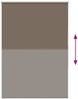 vidaXL Verdunkelungsrollo Kaffeebraun 115x130cm Stoffbreite 110,7cm 4010975 Bild 5