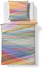 Fleuresse Mako-Satin Bettwäsche 240x220 Streifen Rauten multi bunt 115052-9 Bild 2