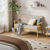 OUNUO Sofa 2 Sitzer Sofa Couch Loungesofa Modern und Skandinavisch, Beige Bild 3