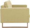 vidaXL 2-Sitzer-Sofa Stoff Grün [281387] Bild 5