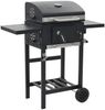 vidaXL 3-in-1 Outdoor-Pizzaofen & Grill Schwarz 3079733 Bild 2