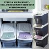 GarPet Mülltrennsystem Mülltrennsystem Küche 3 Fach 60er Unterschrank 3 x 20 L Müll Eimer Bild 5
