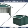 Mähroboter Garage aus Metall - 92x97x63cm | Dach Carport Überdachung für Rasenmäher Rasenroboter Automower Garten Mährobotergarage Regenschutz für Rasenmäher, Grün Bild 4
