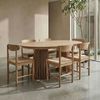 Esstisch Gobens Ausziehbar Ø140-240 cm Eiche Natur - Flexibler Holztisch Bild 2