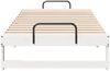 vidaXL Bettrahmen Weiß 90 x 200 cm Massives Kiefernholz 873146 Bild 5