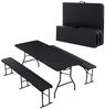 Thanaddo Klapptisch Bierzeltgarnitur Partytisch,Gartentisch,Campingtisch, Gartenmöbel Set,Klappbar & Wasserabweisend Bild 2