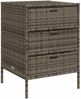 vidaXL Gartenschrank Grau 55x59x80 cm Poly Rattan 365553 Bild 2