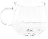 Mulex 12 Tlg. Gläser-Set Riffle Cup Hitzebeständig 350 ml transparent Kaffeeglas Teeglas Bild 2