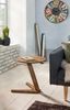 Beistelltisch BOHA Massivholz Sheesham Design Wohnzimmer-Tisch 45x45 cm rund Nachttisch Natur-Holz Landhaus-Stil Bild 3