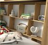 Stylefy Narin Funktionsbett II Eiche Artisan Dekor Weiß Matt Grau Matt Bild 2