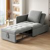 2-Sitzer Schlafsofa B 177 x T 68 x H 65 cm, aus Leinenstoff, 3-in-1 mit verstellbarer Rückenlehne Bild 2