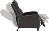 Polstersessel Bregenz 102x60x92 cm mit verstellbarer Rückenlehne aus Kunstleder Braun en. casa Bild 2