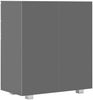 vidaXL Sideboard Hochglanz-Grau 71x35x80 cm Holzwerkstoff 283717 Bild 5