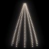 vidaXL Weihnachtsbaum-Lichternetz, mit 250 LEDs, Kaltweiß, 250 cm Bild 4