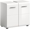 furnling Waschbeckenunterschrank Ivy mit 2 Türen, 2 Fächer innen, ideal zur Aufbewahrung von Badutensilien Bild 2