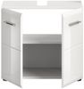 furnling Waschbeckenunterschrank Ivy mit 2 Türen, 2 Fächer innen, ideal zur Aufbewahrung von Badutensilien Bild 4