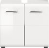 furnling Waschbeckenunterschrank Ivy mit 2 Türen, 2 Fächer innen, ideal zur Aufbewahrung von Badutensilien Bild 3