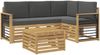 vidaXL Outdoor-Sofagarnitur 5 pcs Weiß und Anthrazit 59 x 59 x 37 cm 3391807 Bild 2