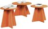 vidaXL Couchtisch 3 pcs Wachsbraun 873540 Bild 3