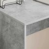 vidaXL Schreibtisch Beton Grau 109 x 50 x 78 cm Holzwerkstoff 891203 Bild 4