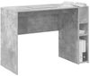 vidaXL Schreibtisch Beton Grau 109 x 50 x 78 cm Holzwerkstoff 891203 Bild 3